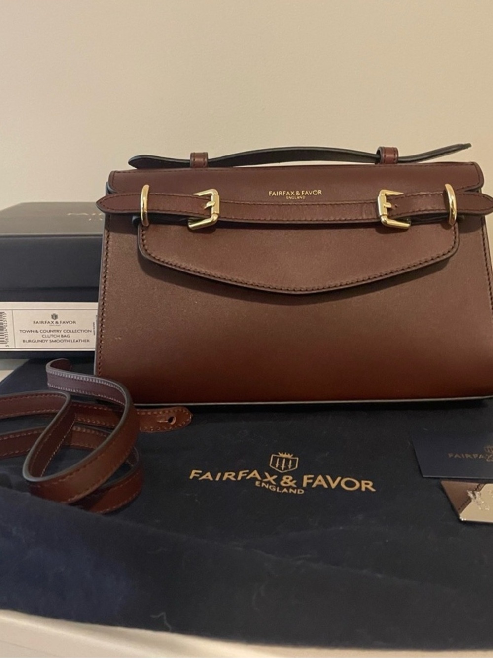 ✨New✨Fairfax & Favor Town & Country Clutch Bag - Picture 9 of 11